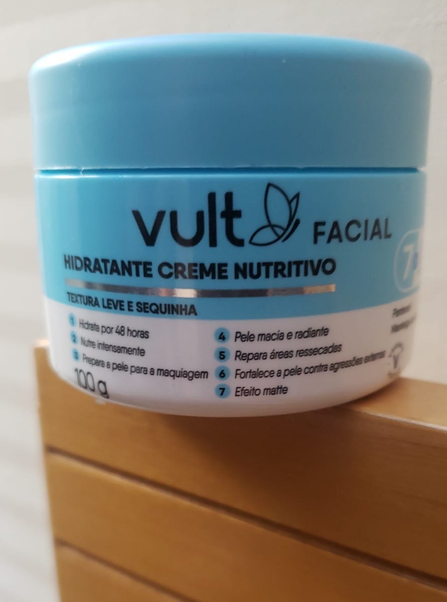 Vult - Produto Vegano - Creme Hidratante Facial Nutritivo